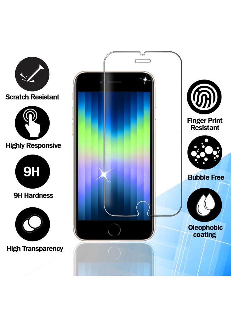 RKINC Screen Protector [2-Pack] for iPhone 7 Plus, 8 Plus, Tempered Glass Film Screen Protector, 0.33mm [Anti-Scratch][Anti-Shatter][Bubble-Free] - Image 2